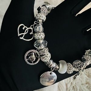 Leo zodiac Snake Charm Bracelet